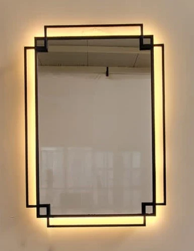 Duet Mirror in Black