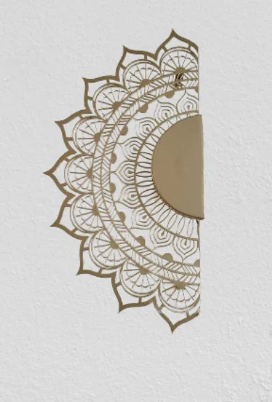 Half Mandala Wall Art