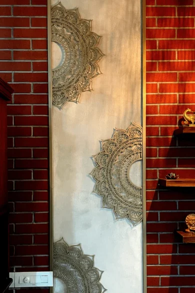 Cosmos Half Mandala Wall art