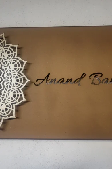 Mandala Name plate