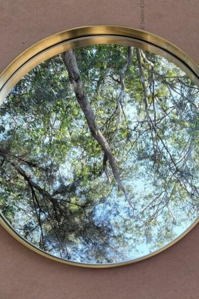 Round Glam Mirror