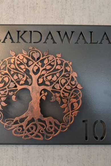 Tree of life name plate-Small