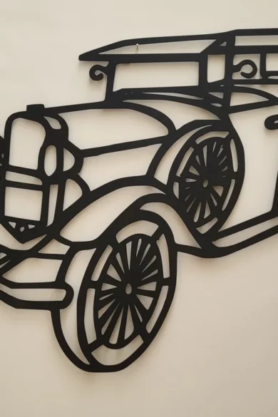 Vintage Car Silhouette